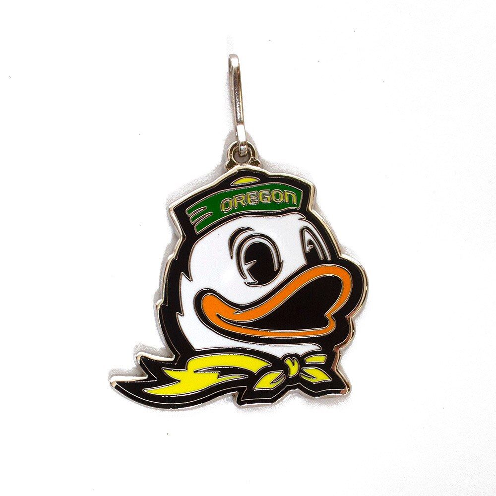 Ducks Spirit, Josten's, Green, Keychain/Keytag, Grad, Zipper Pull, Keychain, 475005